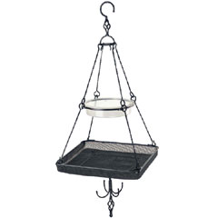 Gardman Decorative Hanging Wild Bird Feeder Station and Bird Bath