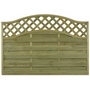 Woodbury Premier Fence Panel Green (L)1.04m x (W) 1.8m