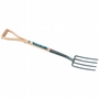 Draper Carbon Steel Border Fork Ash Handle