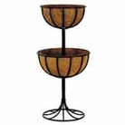 Two Tier Flower Fountain Planters (Pair)
