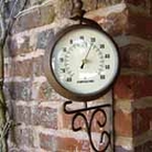 Indoor/outdoor Clock and Thermometer